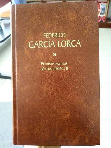 Libro Primeros Escritos.versos Inéditos Ii De F García Lorca