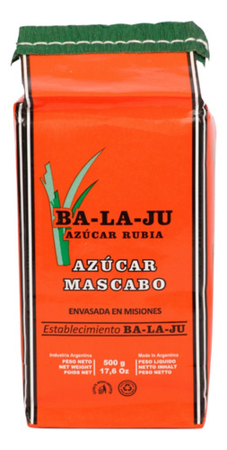 Azúcar mascabo Ba-La-Ju 500g