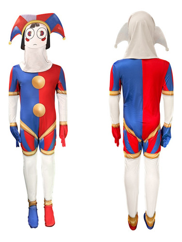 The Amazing Digital Circus - Disfraz De Pomni Ragatha Jax Caine Para Niños, Disfraz De Halloween