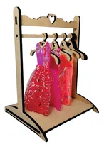 Comprar  Kit 3 Un Arara Para Roupinha De Bonecas Com Cabides