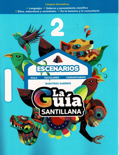 Guía Santillana 2° Pública Kit C/4 Libros + Exámenes 2025-26