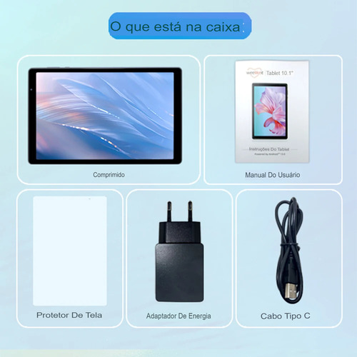 Tablet Weelikeit 8 Android 13, Wi-fi Tela Hd Câmera Dupla