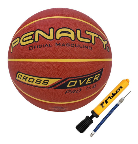 Bola De Basquete Penalty 7.8 Oficial Nbb Profissional Com Bomba - Frete Grátis     