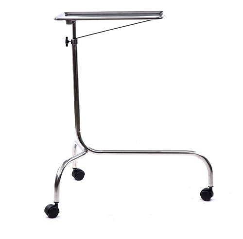 Mesa De Mayo Inox Com Rodizios