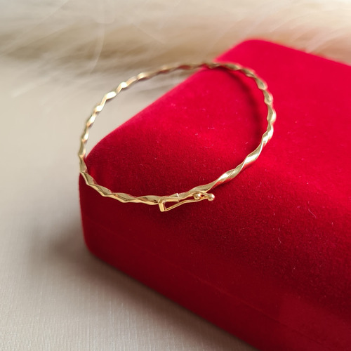 Bracelete Navete 2mm - 19cm - Ouro 18k Dourado 5.08 Mm 19 Cm