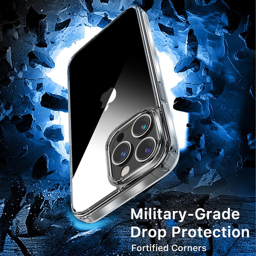 . Funda Mybat Gummy Para iPhone 14 Pro Max - Transparente
