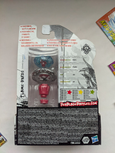 Beyblade Metal Fight Hasbro Bb-95 Flame Byxis (Usado)