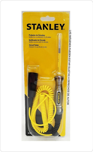 Probador De Circuitos Stanley 78-386 De 6,12,24v Profesional