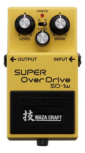 Boss Waza Craft Super Overdrive Pedal De Guitarra (sd-1w)