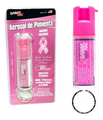 Gas Pimienta Paralizante Sabre Llavero 15gr Defensa Personal