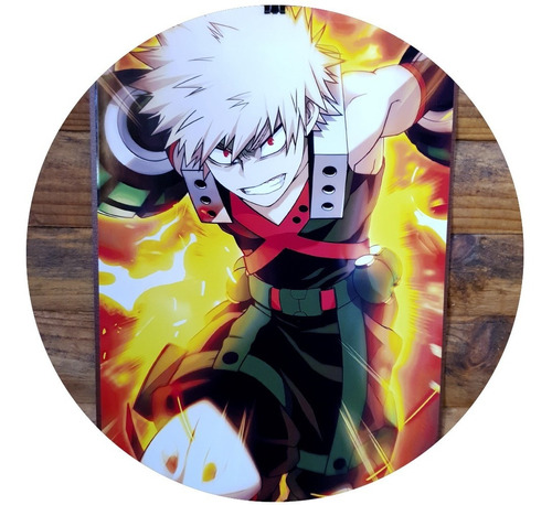 Cuadro Poster My Hero Academy 007, Boku No Hero, Bakugo