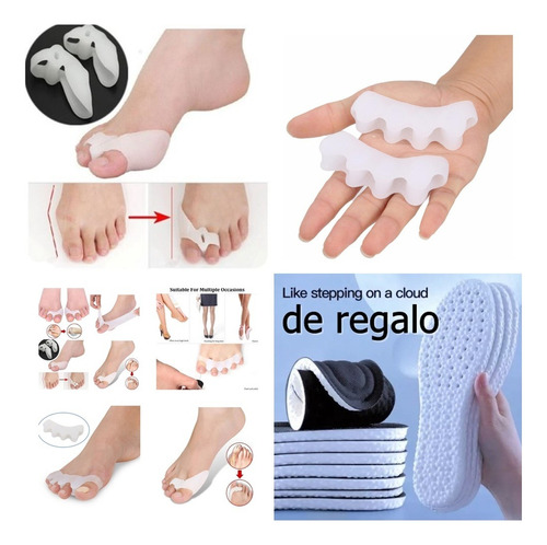  2 Pares Correctores Protectores De Juanetes Diurno Nocturno