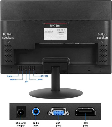 Monitor De Escritorio Para Pc De 15 Pulgadas