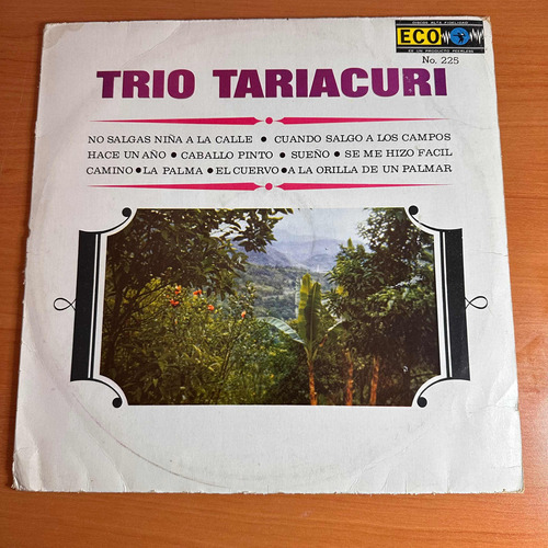 Disco Lp Trio Tariacuri