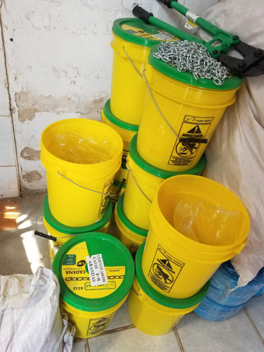 Bote De Cadena Con 25 Kg. Galvanizada 1/8 Son 131 Metros