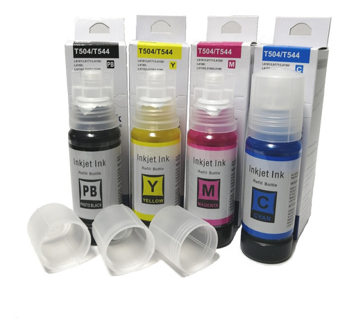  Kit De Tintas Genérica 544 504 L3110 L1210 L1250 L3110 