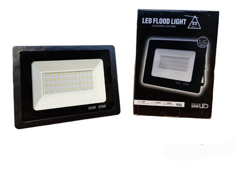 Reflector Led 50w Multiled Alta Potencia Exterior Frio Patio