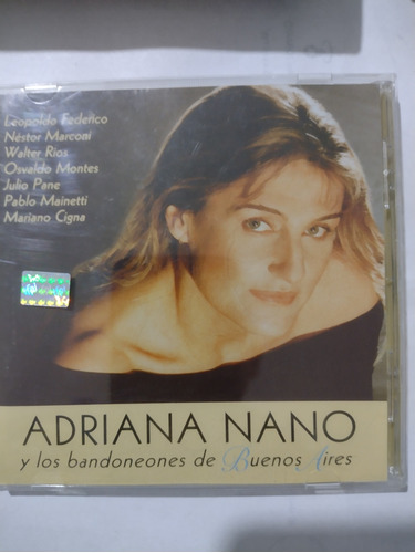 Adriana Nano Y Los Bandoneones De Buenos Y Aires Cd