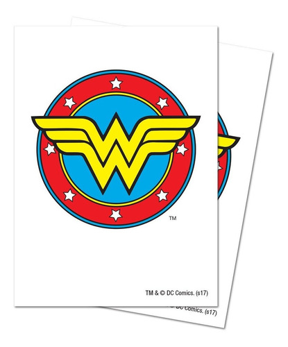 Liga De La Justicia Oficial  Wonder Woman  Deck Protector Ma