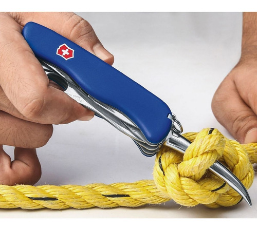 Imagen 4 de 7 de Cortaplumas Victorinox Skipper Azul Suiza 12 Usos Navajas