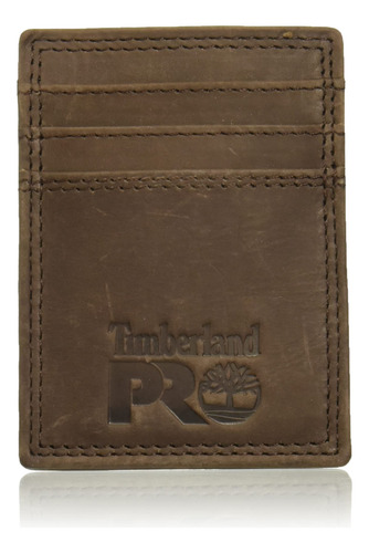 Billetera Timberland Pro De Cuero Con Clip Para Dinero