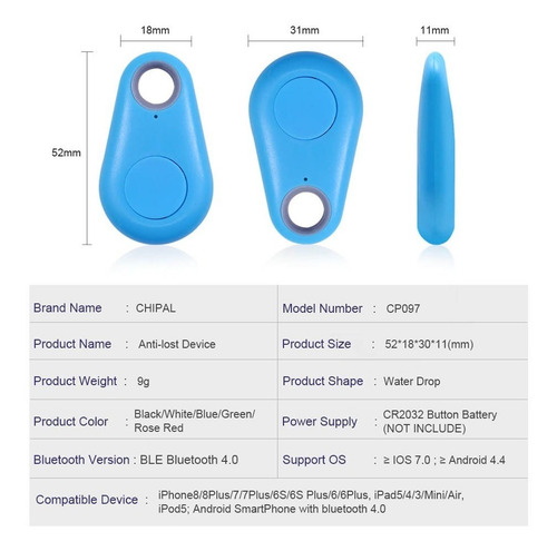 Imagen 3 de 4 de Localizador Gps Bluetooth Portatil Llaves Al Mayor