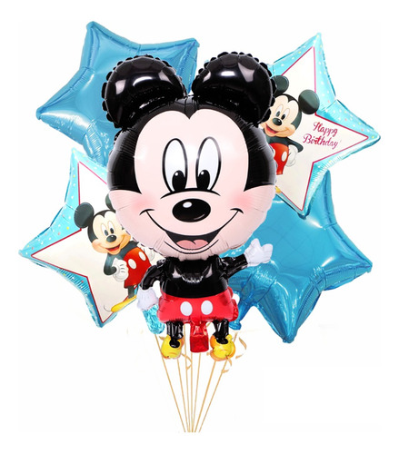 Globos De Mickey Or Minnie Con Helio 