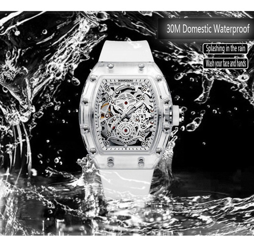 Reloj Luminoso Con Calendario Transparente Kimsdun 2015b