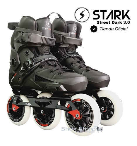 Rollers Stark Street Dark 3.0 Profesional Velocidad 3x 110mm