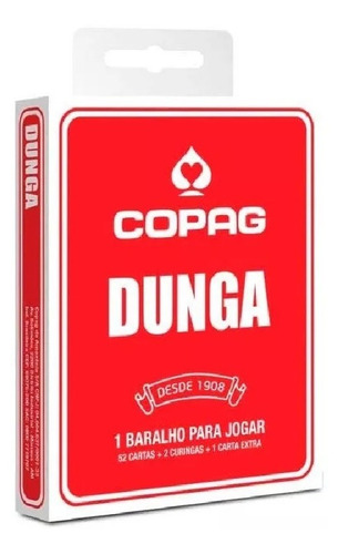 Baralho Dunga Vermelho Cartucho Unitario Copag