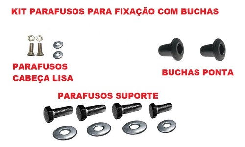 Par Suporte Dianteiro Alma Aco Corsa Wind Pick-up Todas