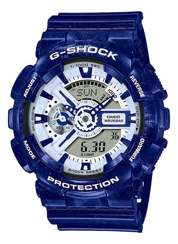 G-shock Ga110bwp-2a Azul Talla Única, Azul / Patchwork,