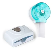 Comprar Combo: Dispensador de Papel Higiénico y Dispensador de Toallas de Papel Energy Plus, Color Blanco - Solución Práctica y Elegante para Baños y Cocinas.