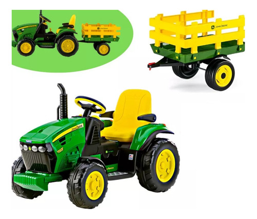 Mini Trator Infantil Elétrico John Deere Infantil Peg Perego