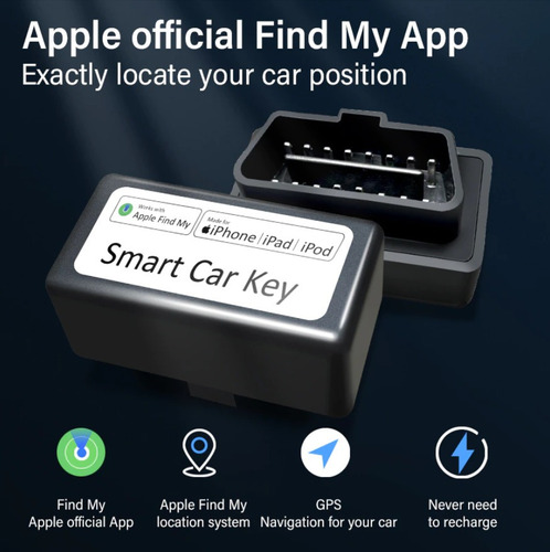 Localizador Gps Obd Sin Contrato Apple Find My En Tu Coche