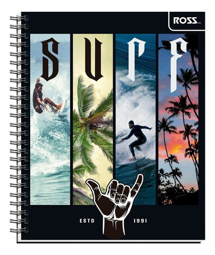 Cuaderno Universitario Sport Kids 100 Hoj Pack 5 Uni. Ross