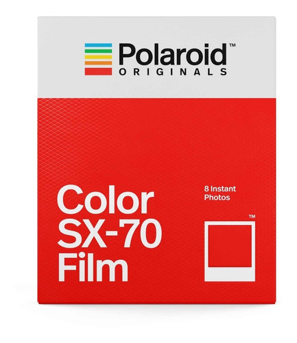 Papel P/ Polaroid Color Sx-70 Film / Box Type 1000 - 8 Fotos