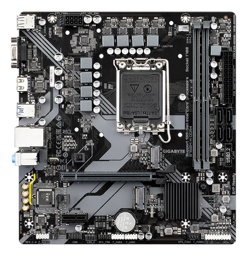 Tarjeta Madre Gigabyte Micro-atx B760m H Ddr4 1700 64gb Ddr4