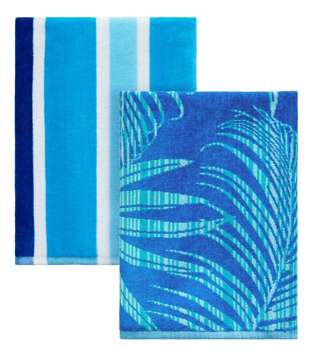 Dúo De Toalla De Playa De Secado Rápido (71 Cm X 147cm)