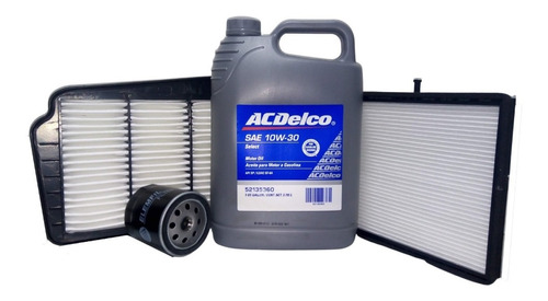 Kit Cambio Aceite Acdelco 10w30 Optra 1.4 Y 1.6 + 3 Filtros