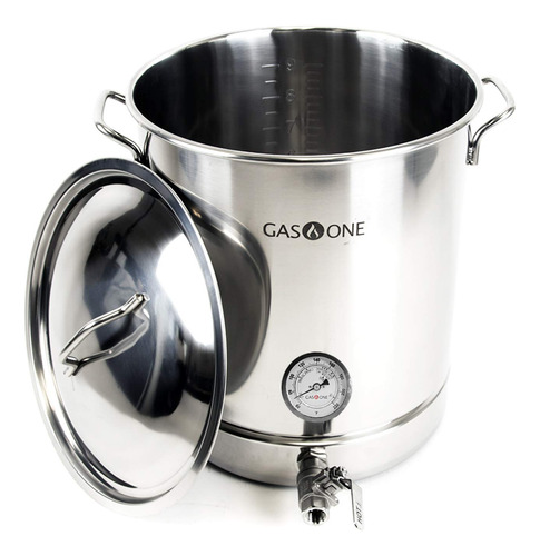 Gasone Bs-40 - Olla De Acero Inoxidable De 10 Galones Preper