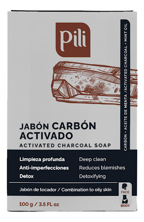 Jabon De Carbon Vegetal