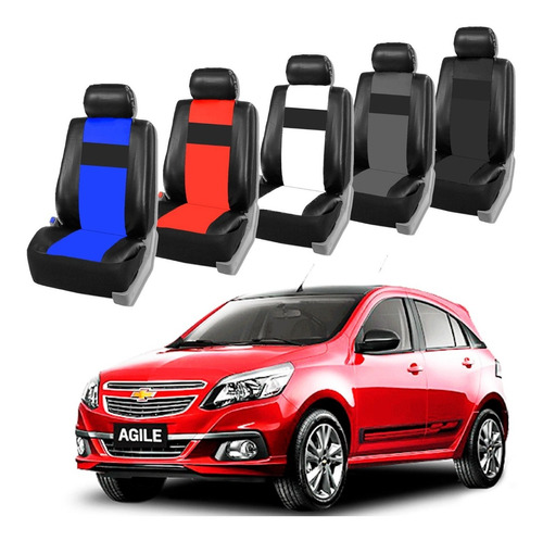 Fundas Cubre Asientos Auto Cuero Ecologico Chevrolet Agile.