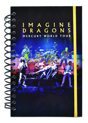 Libreta Imagine Dragons Edición Mercury World Tour