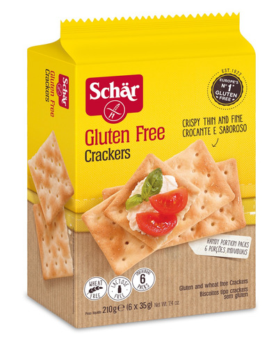 Imagen 1 de 1 de Galletita Schär Crackers sin TACC 210 g