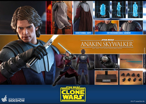 Imagen 1 de 2 de Hot Toys Anakin Skywalker The Clone Wars Special Edition Fpx