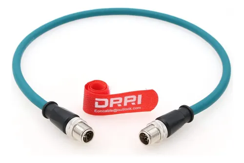 Cable Mini DIN Macho A Macho De 8 Pines Para Cámaras PTZ - 5 Metros, Conductores De Cobre, Para Sistemas De Vigilancia CCTV