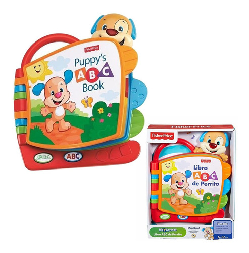 Libro Didactico Abc De Perrito Fisher Price Sonidos Y Luz