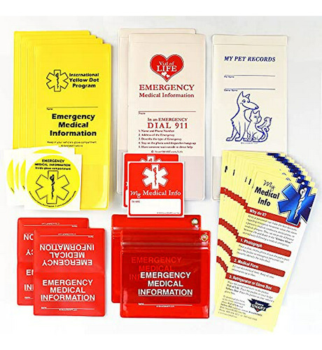Smart - Paquete Variado De Información Médica De Emergencia 