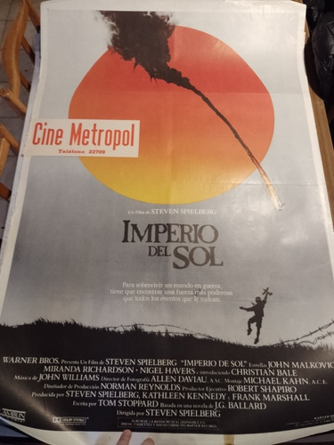 Imperio Del Sol Película Póster La Plata